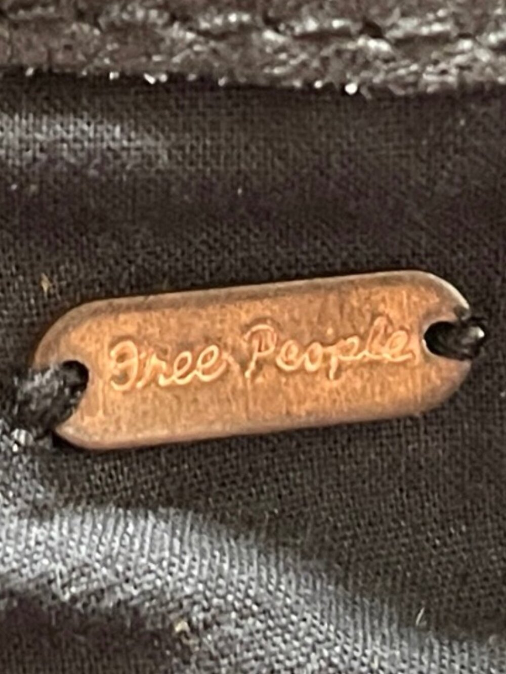 FREE PEOPLE Olive Green Suede with Brown & Black Leather Tote/Travel Bag - Picture 10 of 11
